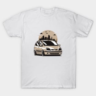 Brown Scenic City Skyline T-Shirt